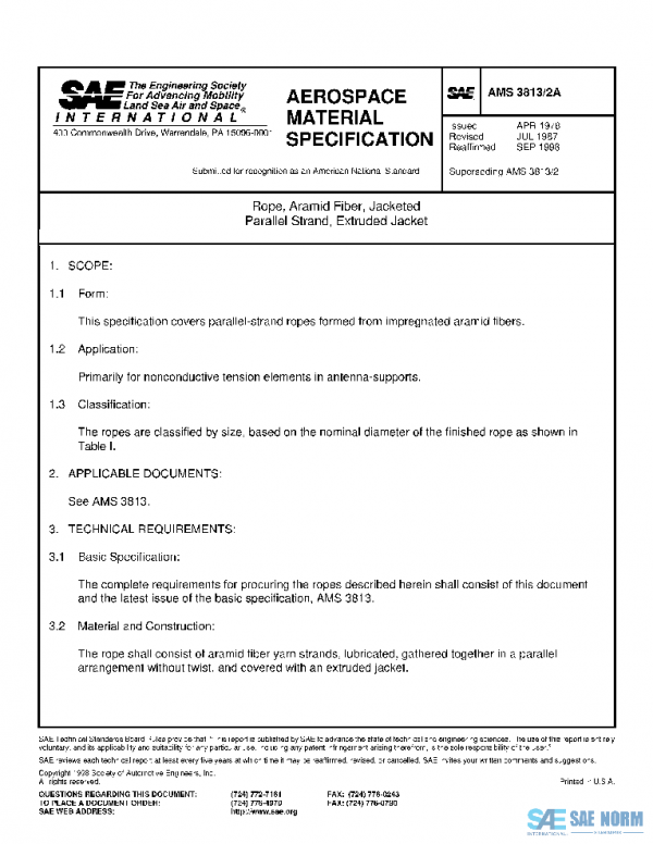 SAE AMS3813/2A PDF