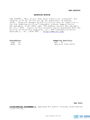 SAE AS92001 PDF