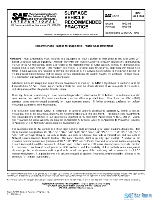 SAE J2012_199903 PDF