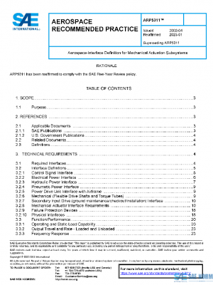 SAE ARP5311 PDF