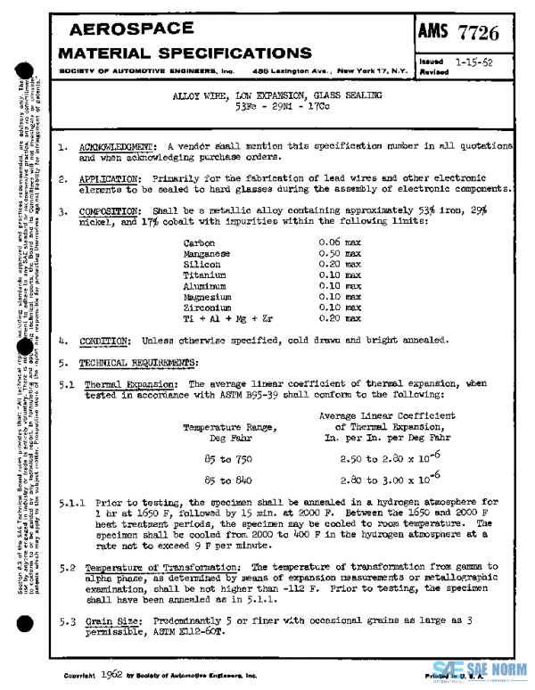 SAE AMS7726 PDF SAE AMS7726 PDF