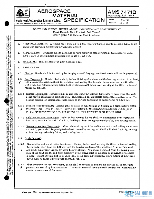 SAE AMS7471B PDF