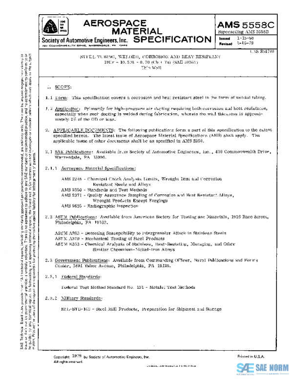 SAE AMS5558C PDF