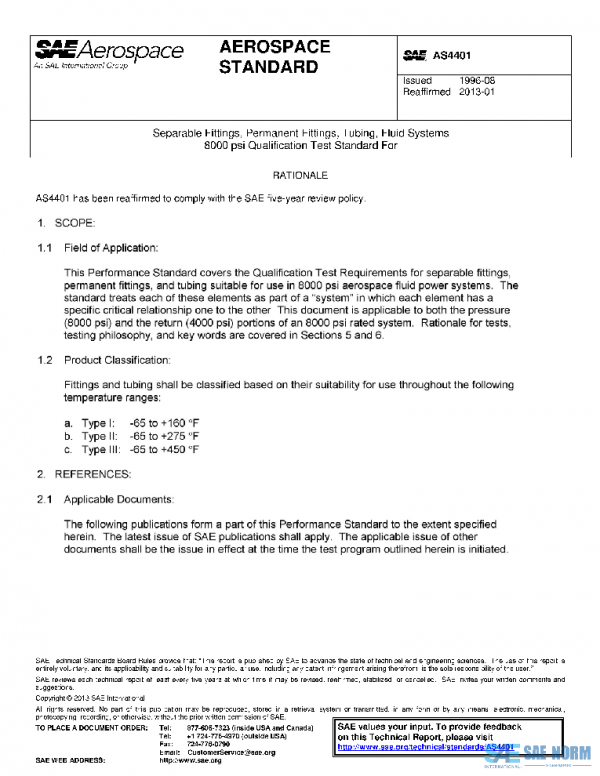 SAE AS4401 PDF