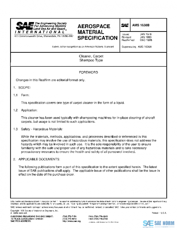 SAE AMS1630B PDF
