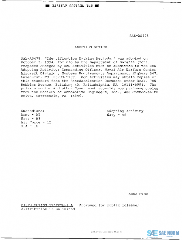SAE AS478J PDF SAE AS478J PDF