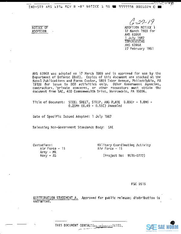 SAE AMS6396B PDF SAE AMS6396B PDF