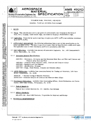 SAE AMS4921D PDF