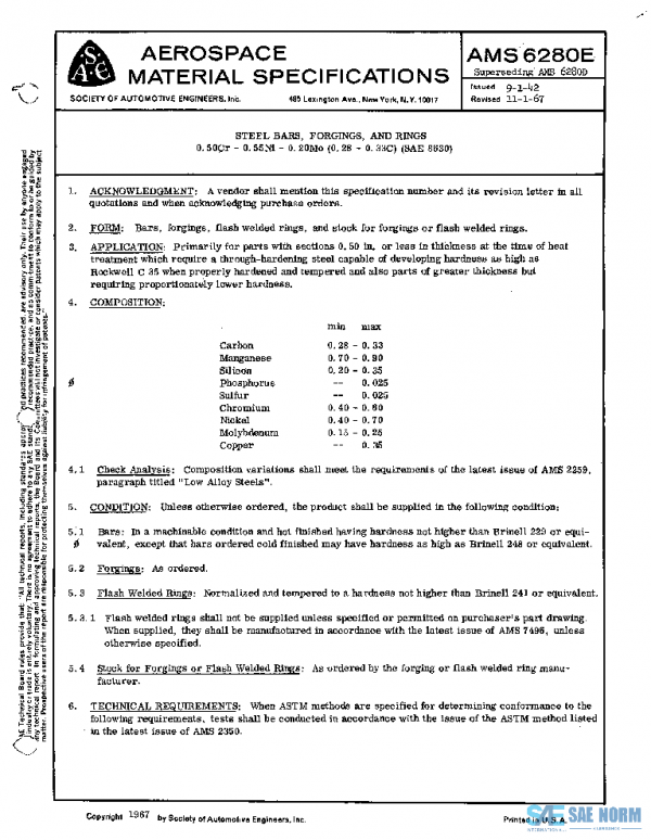 SAE AMS6280E PDF