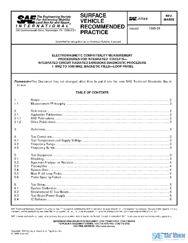 SAE J1752/2_199503 PDF SAE J1752/2_199503 PDF