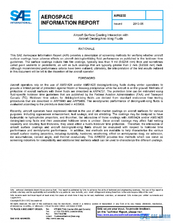 SAE AIR6232 PDF