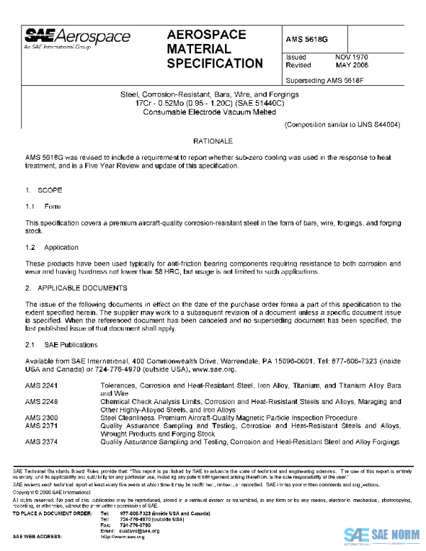 SAE AMS5618G PDF