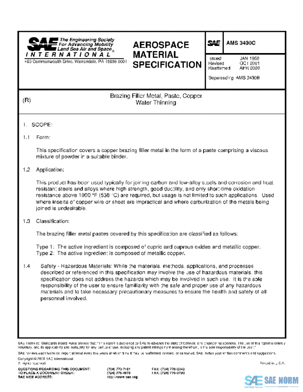 SAE AMS3430C PDF