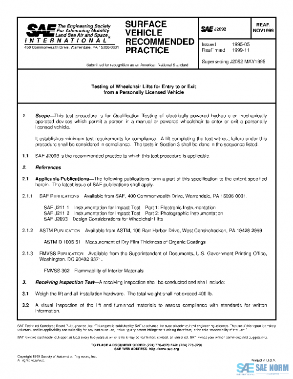 SAE J2092_199911 PDF