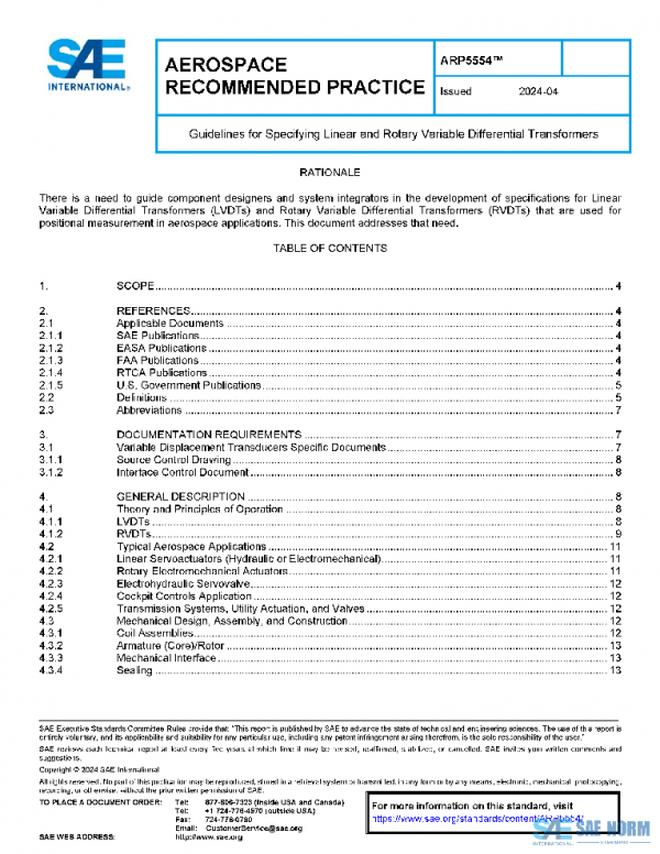 SAE ARP5554 PDF