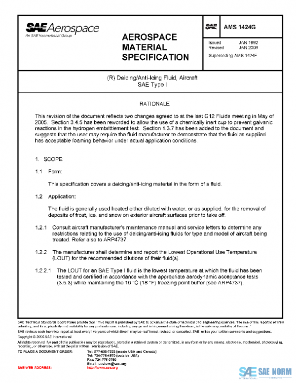 SAE AMS1424G PDF SAE AMS1424G PDF