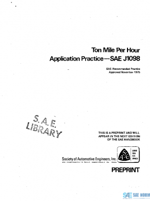 SAE J1098_197511 PDF
