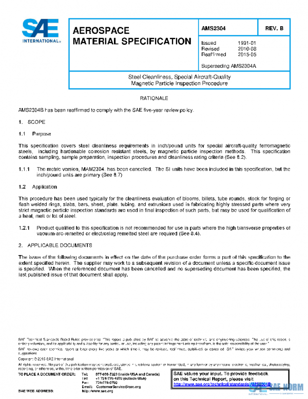 SAE AMS2304B PDF
