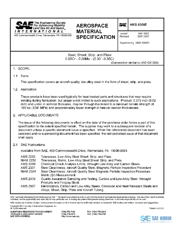 SAE AMS6356E PDF
