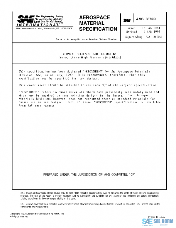 SAE AMS3870D PDF