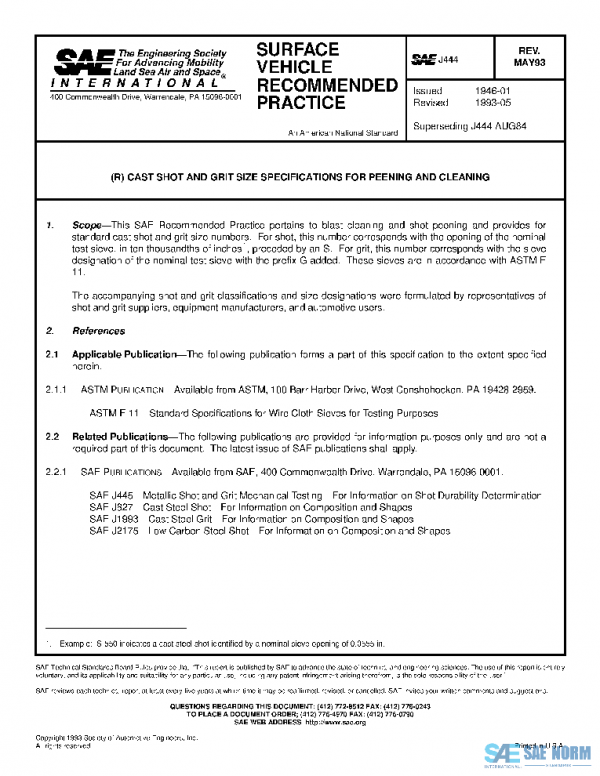 SAE J444_199305 PDF SAE J444_199305 PDF