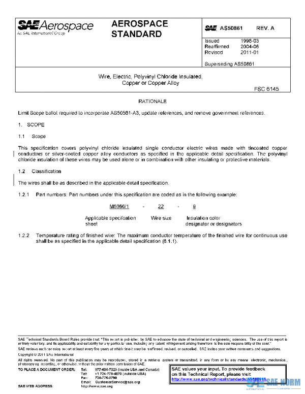 SAE AS50861A PDF SAE AS50861A PDF