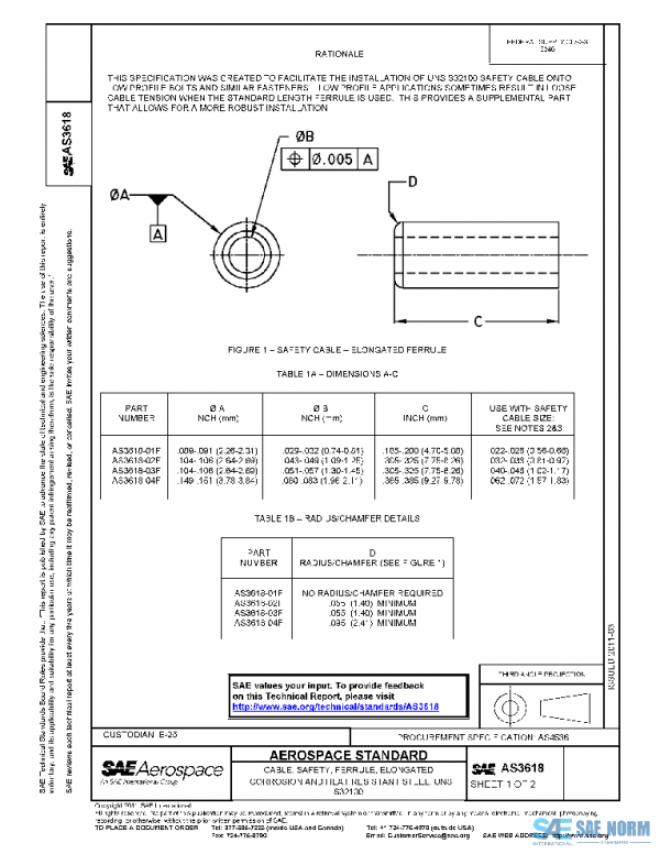 SAE AS3618 PDF SAE AS3618 PDF