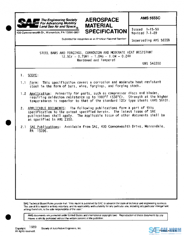 SAE AMS5655C PDF