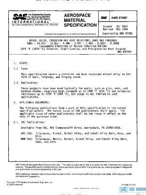 SAE AMS5709F PDF