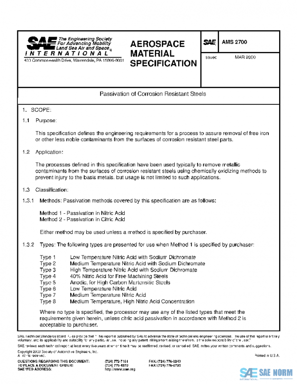 SAE AMS2700 PDF