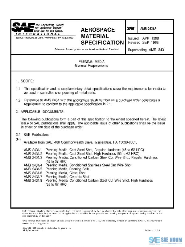 SAE AMS2431A PDF