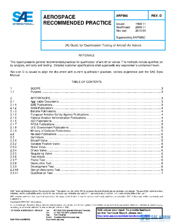 SAE ARP986D PDF