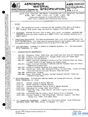 SAE AMS5663D PDF