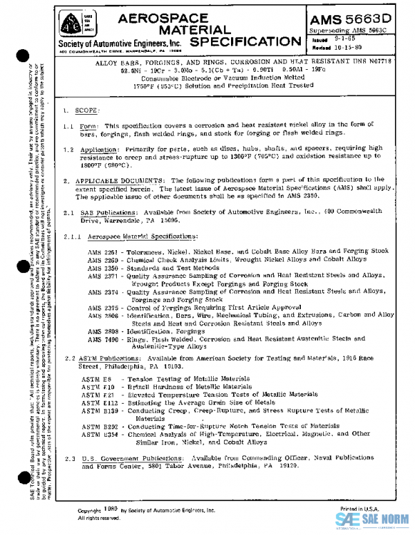 SAE AMS5663D PDF