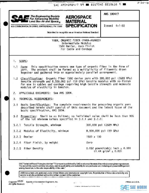 SAE AMS3904/7 PDF