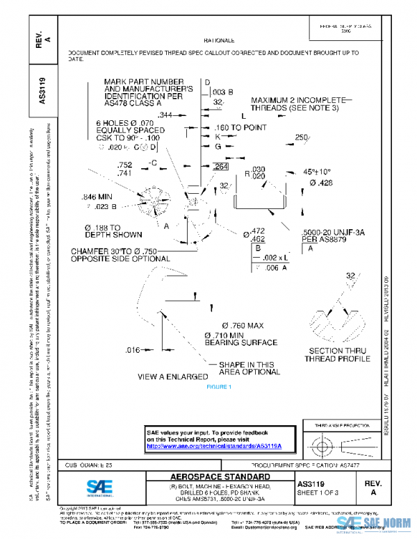 SAE AS3119A PDF
