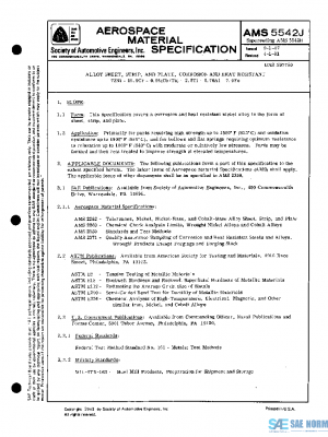 SAE AMS5542J PDF