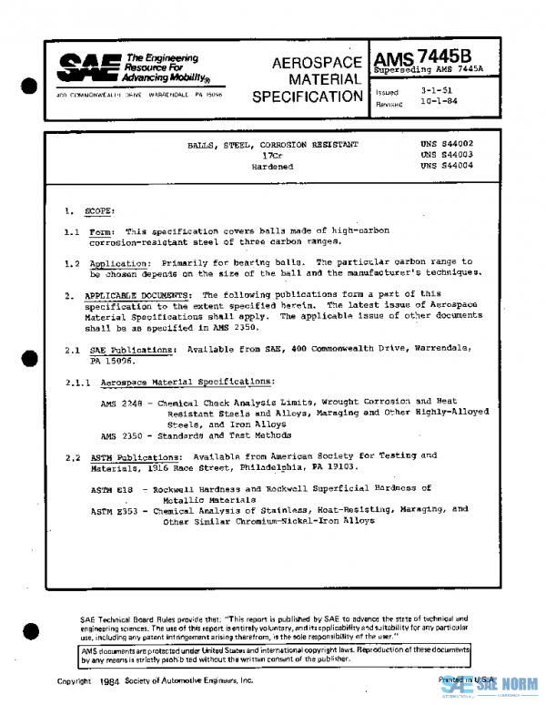 SAE AMS7445B PDF