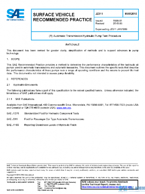 SAE J2311_201503 PDF
