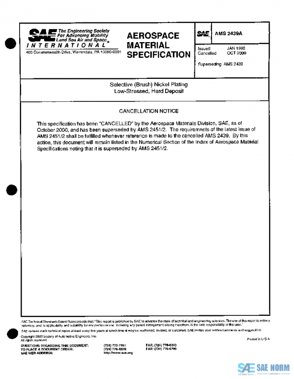 SAE AMS2439A PDF