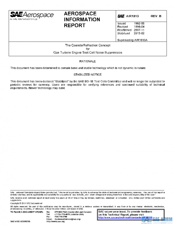 SAE AIR1813B PDF
