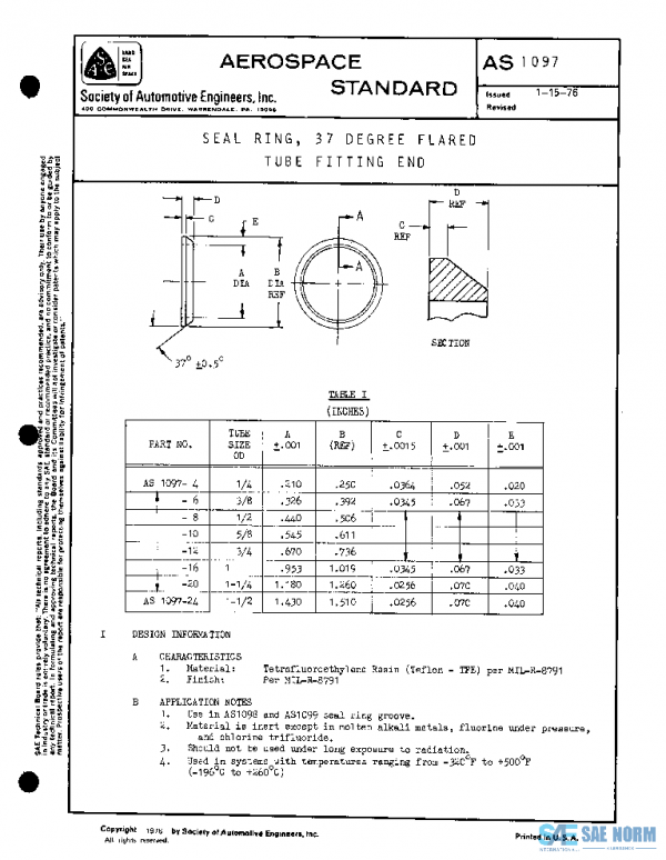 SAE AS1097 PDF