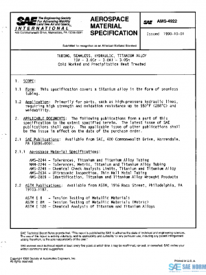 SAE AMS4922 PDF