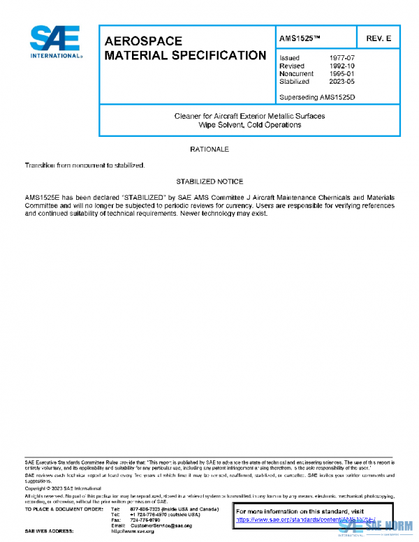 SAE AMS1525E PDF