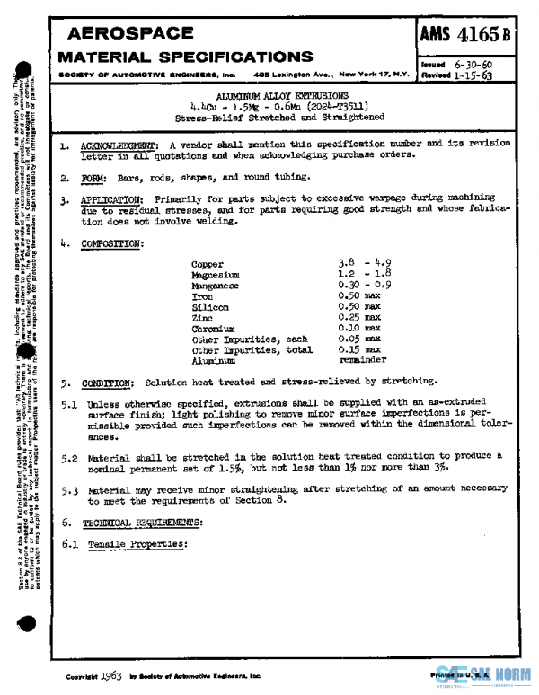 SAE AMS4165B PDF SAE AMS4165B PDF