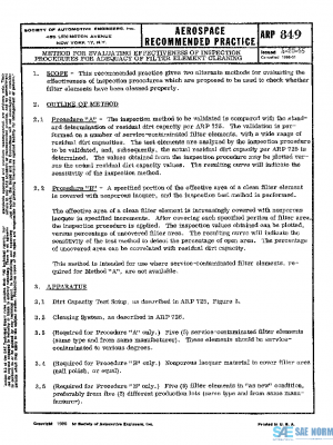 SAE ARP849 PDF
