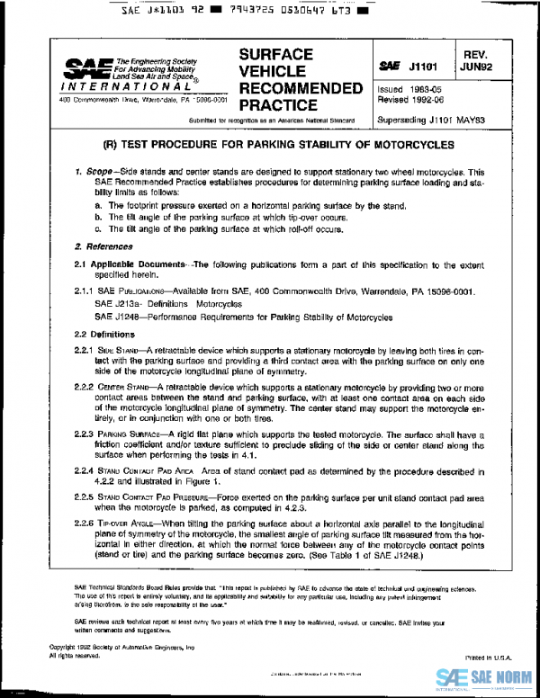 SAE J1101_199206 PDF