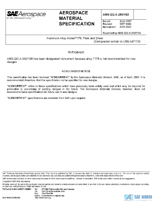 SAE AMSQQA250/15A PDF