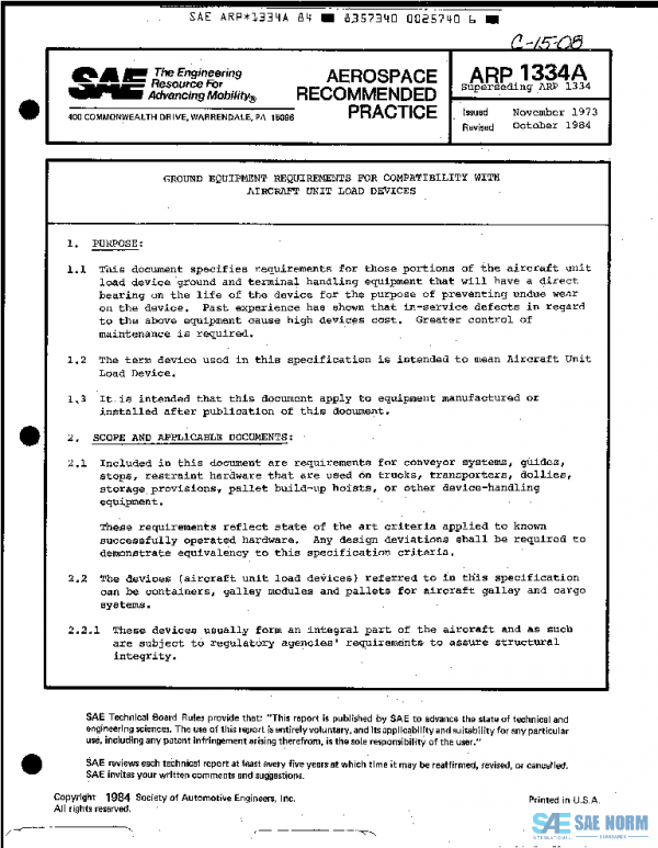 SAE ARP1334A PDF