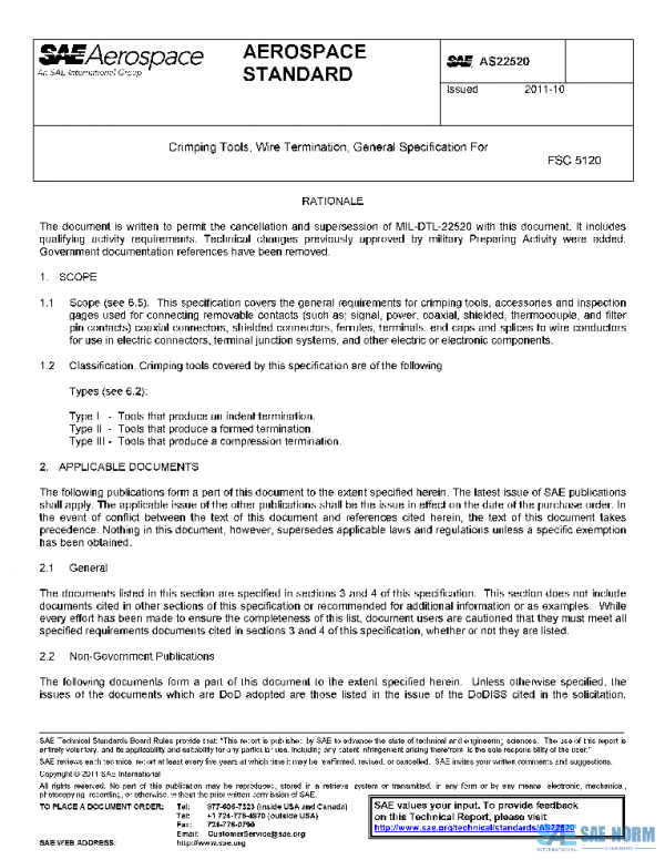 SAE AS22520 PDF